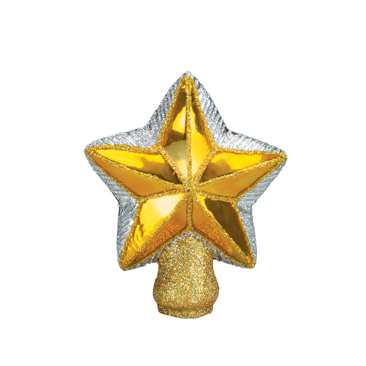 Small Star Tree Top – Blown Glass Christmas Tree Topper