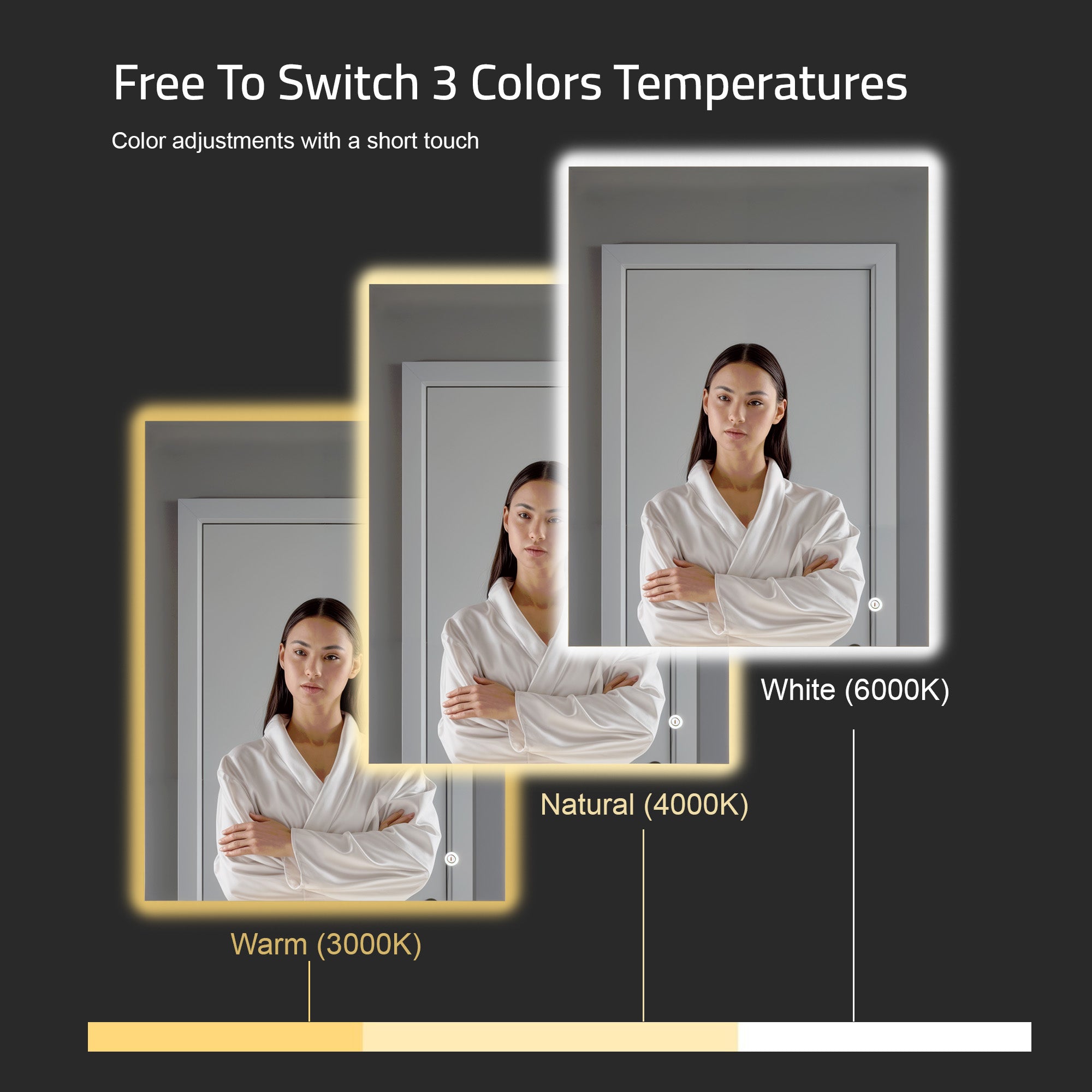 Touch switch to control the LED light 5002 2431 ML