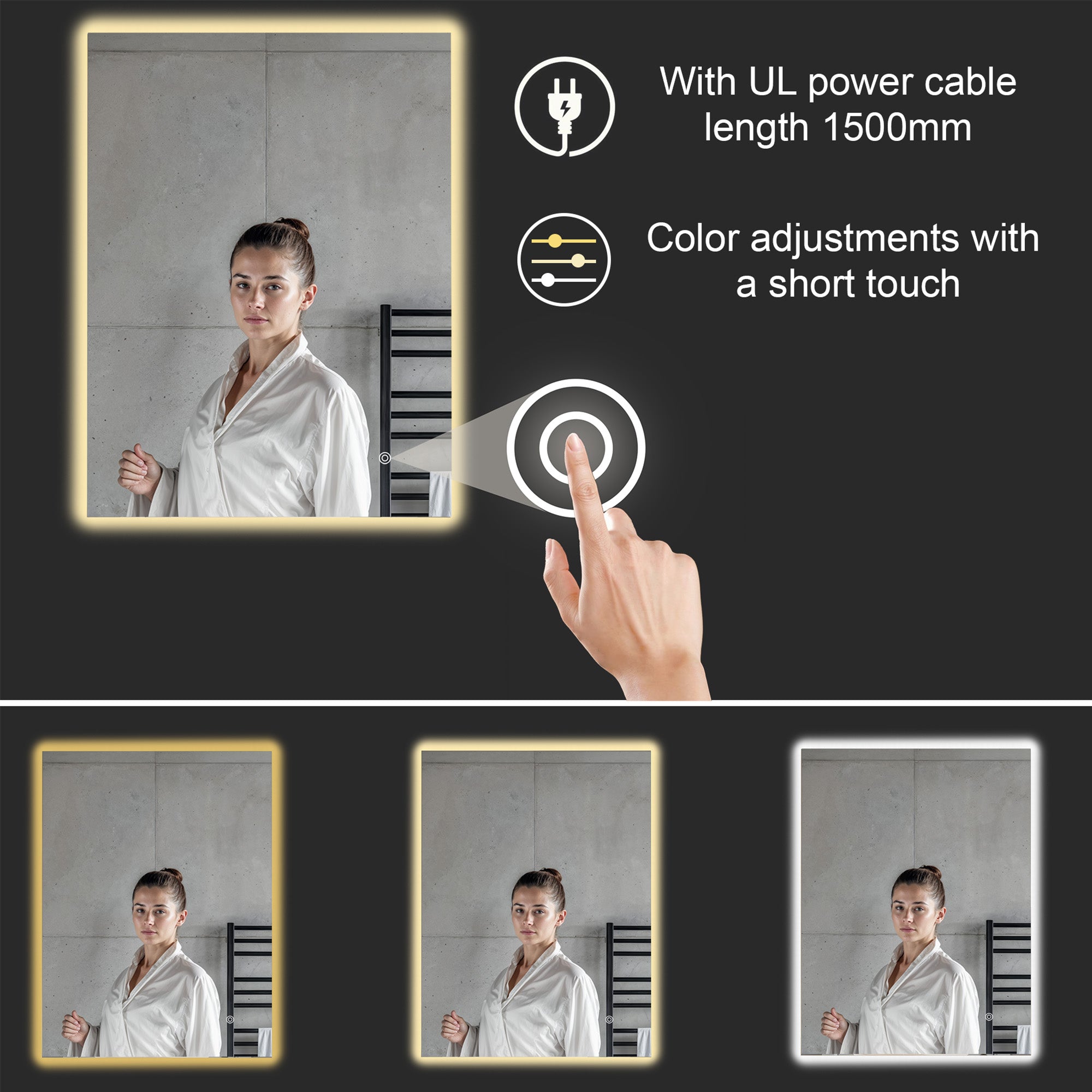 Touch switch to control the LED light 5002 2431 ML