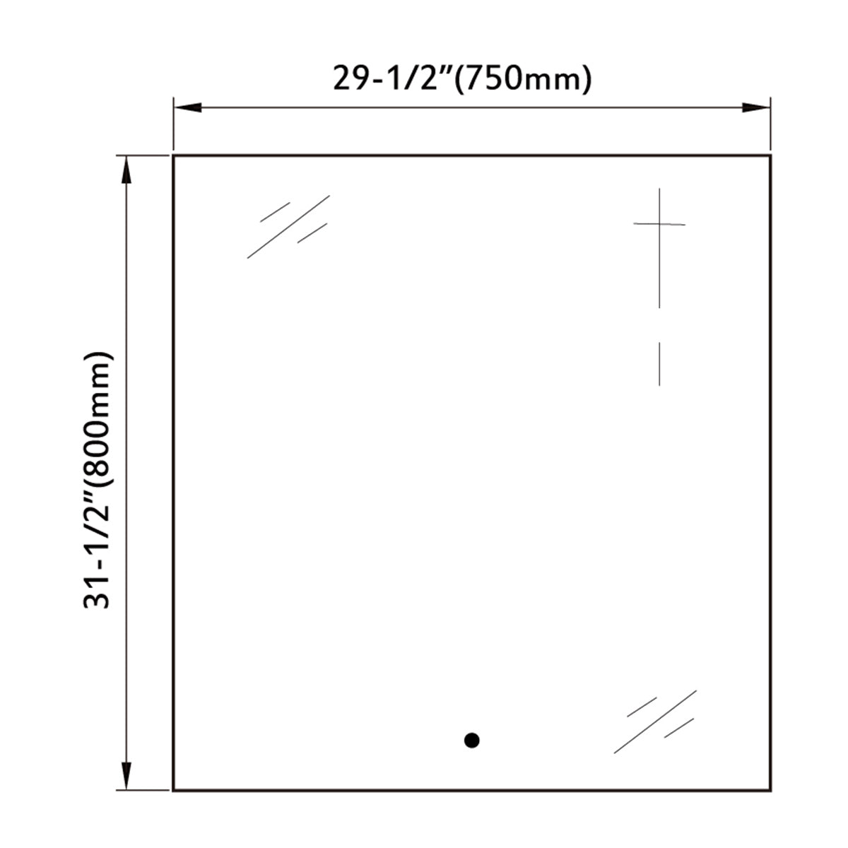 Touch switch to control the LED light 5002 3031 ML