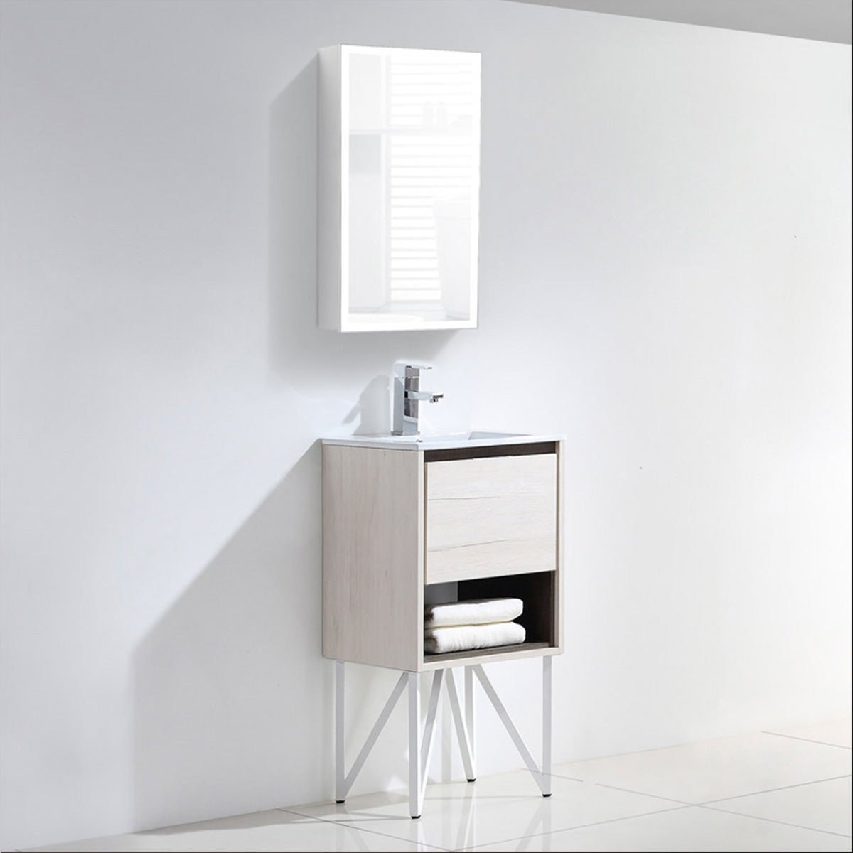 LED aluminum medicine cabinet with Induction switch 5003 1831 ML