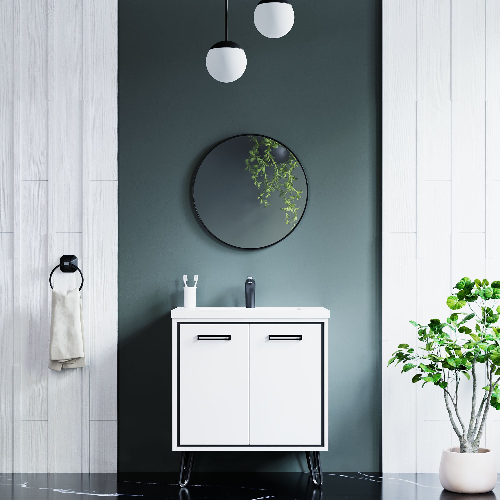 Alu Frame Mirror-5004 Dia 24?