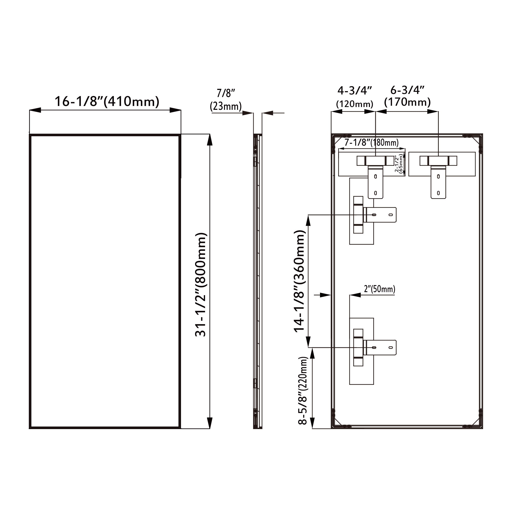 Alu Frame Mirror 5004 1831