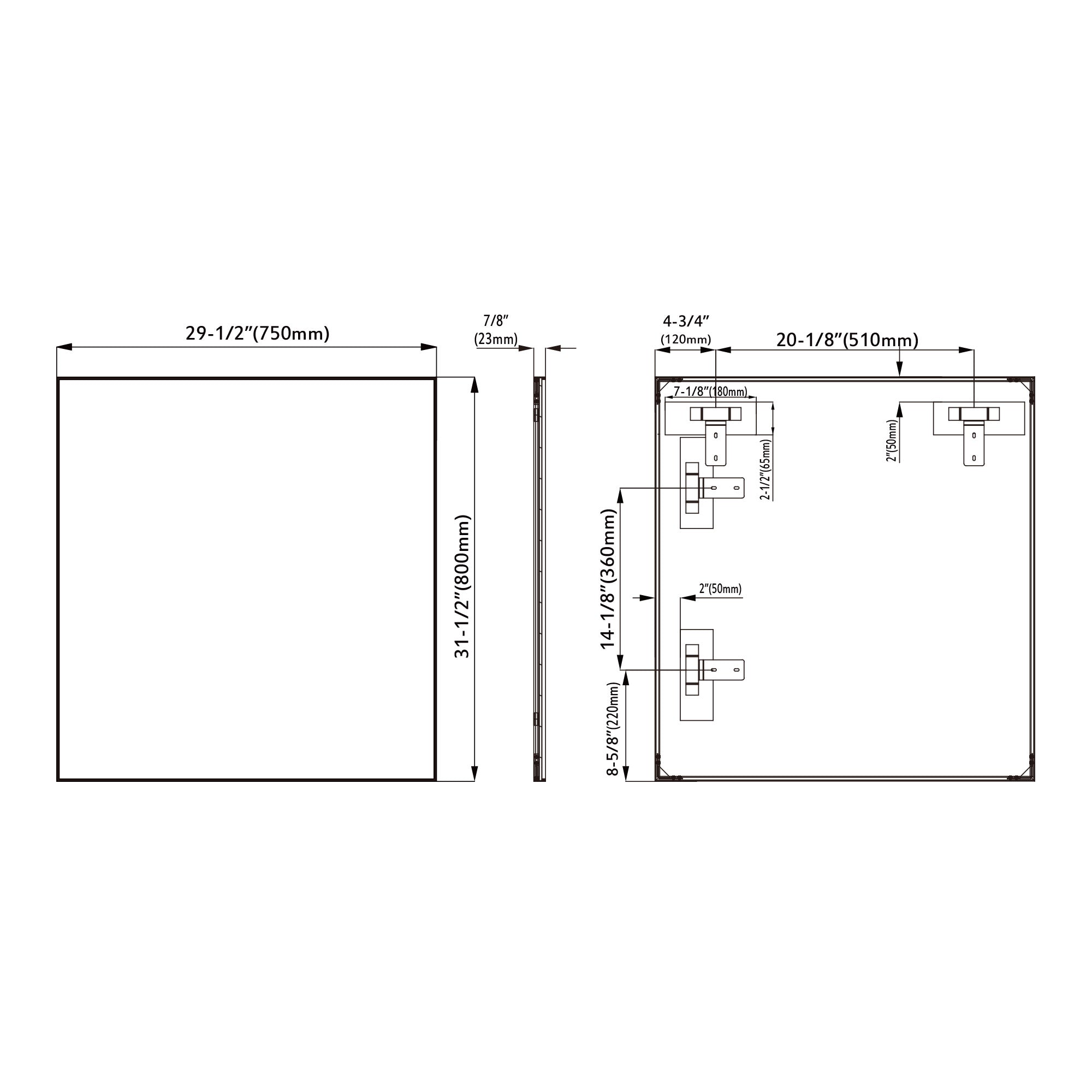 Alu Frame Mirror 5004 3031