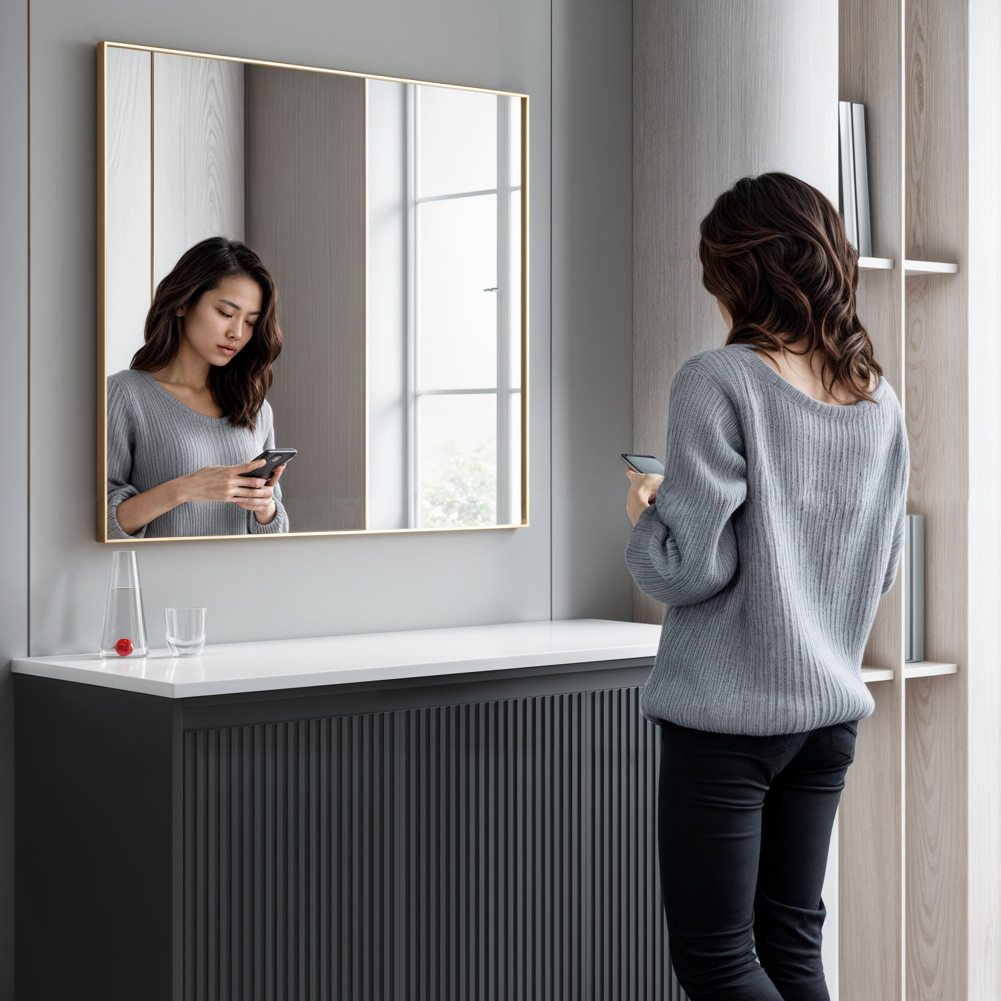 Alu Frame Mirror 5004 3631