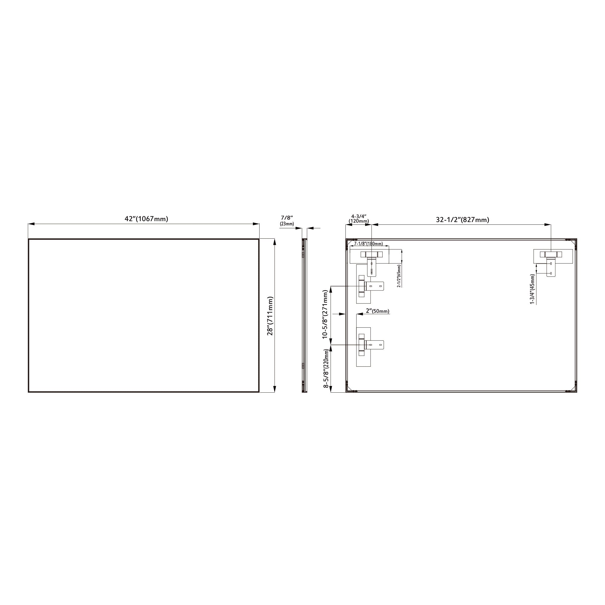 Alu Frame Mirror 5004 4228