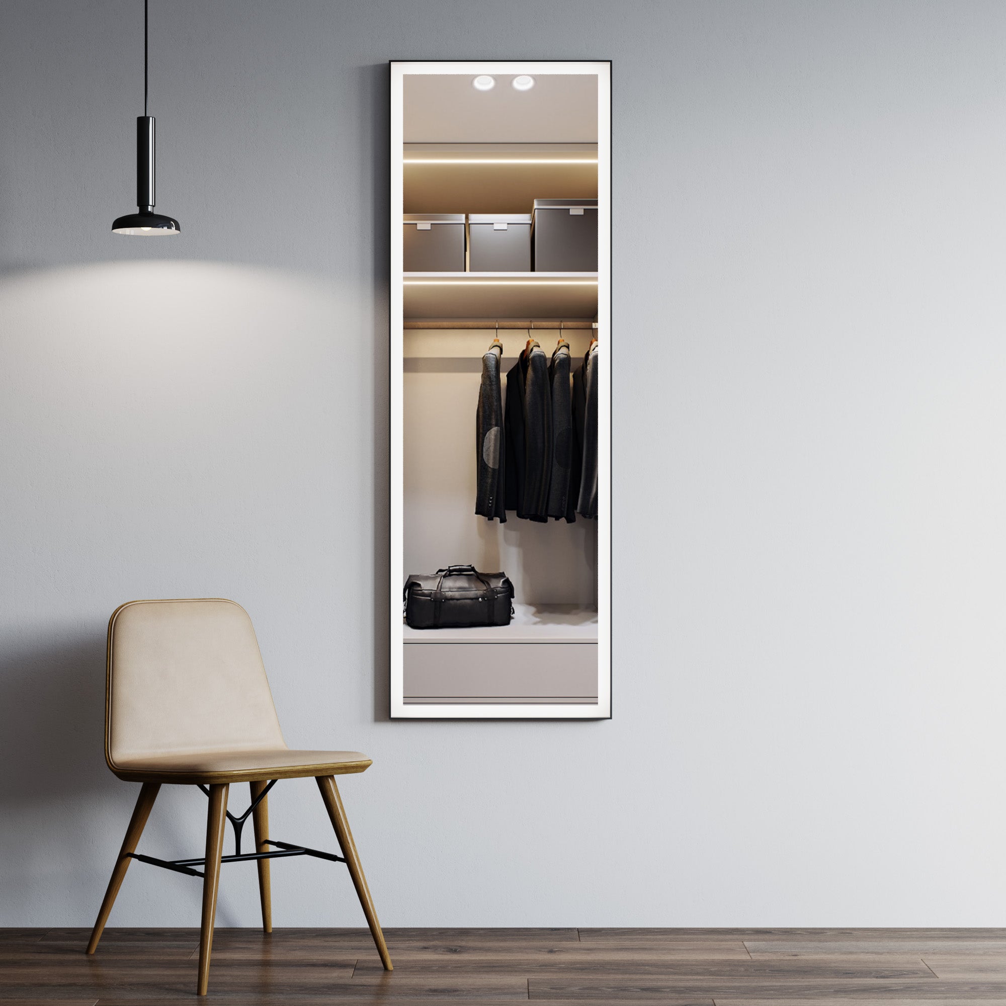 Black Alu Frame Mirror 5005 2060