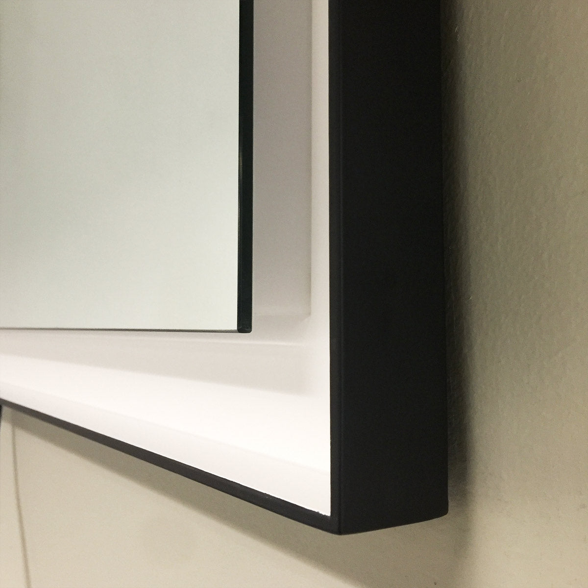 Black Alu Frame Mirror 5005 2431
