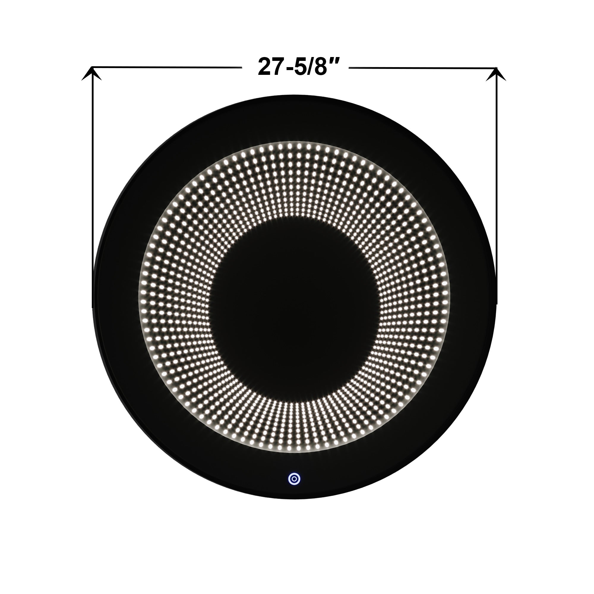 Round Tunnel Look LED Mirror 5006 027 10ML