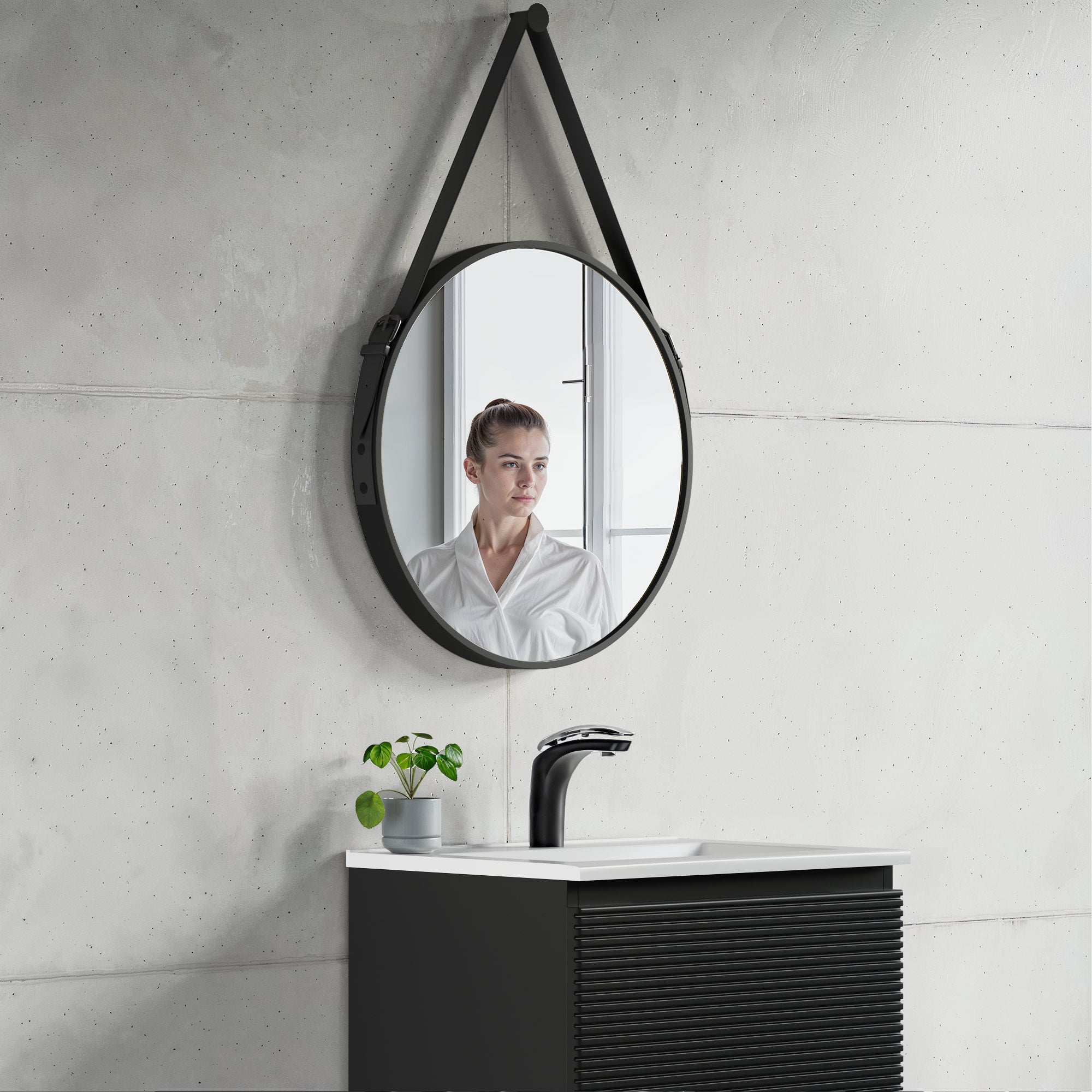 Dia 24 ” Frame/Belt Wall Mirror 5006 024 Series