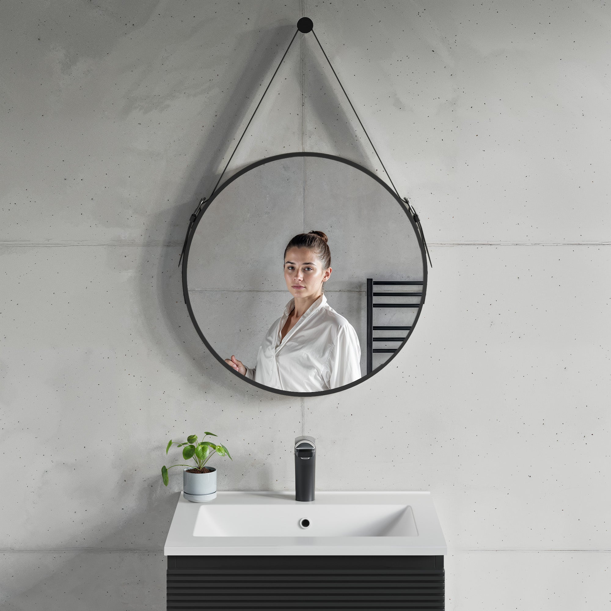 Dia 24 ” Frame/Belt Wall Mirror 5006 024 Series