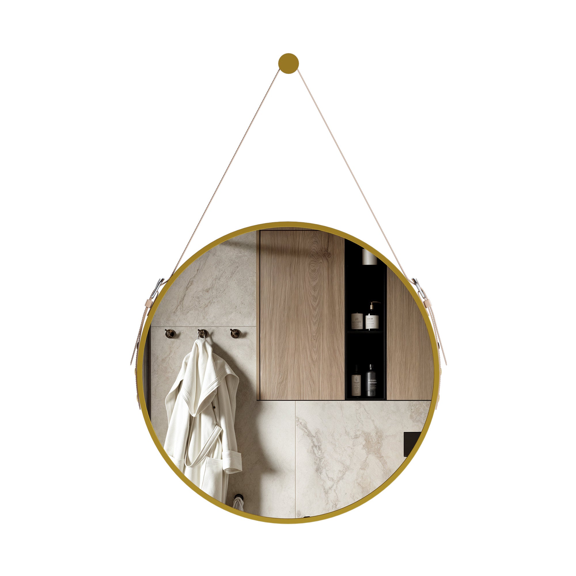 Dia 24 ” Frame/Belt Wall Mirror 5006 024 Series