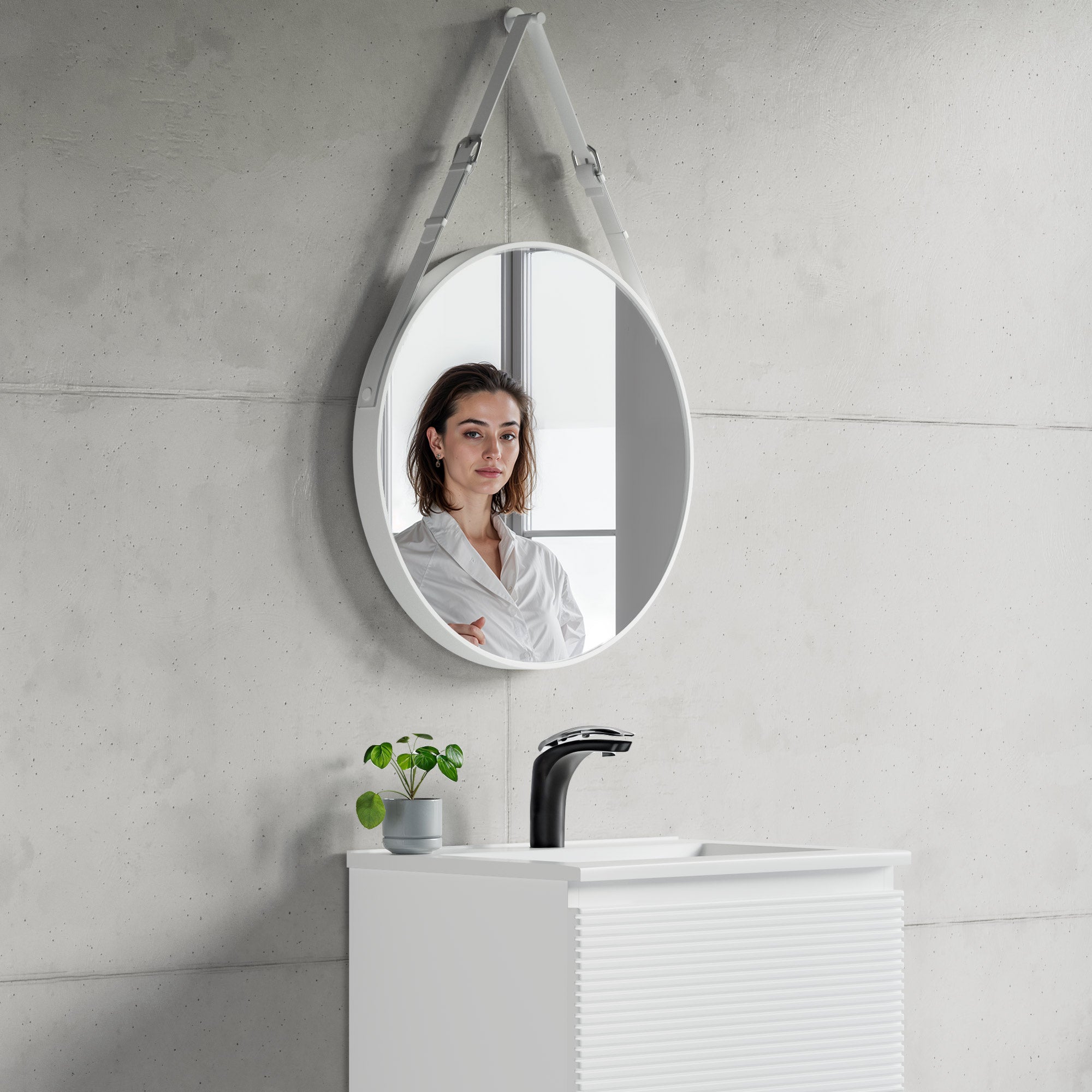 Dia 24 ” Frame/Belt Wall Mirror 5006 024 Series