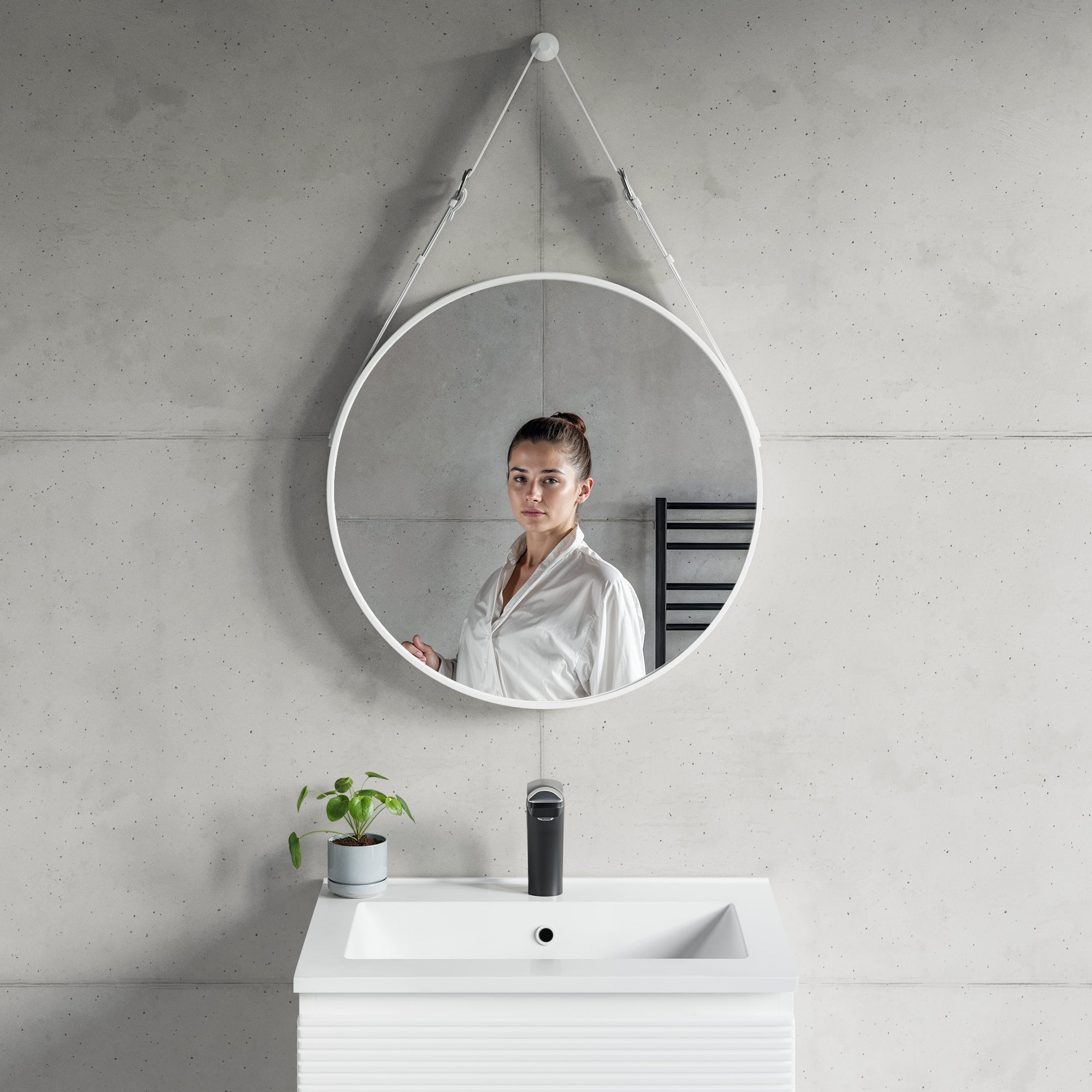 Dia 24 ” Frame/Belt Wall Mirror 5006 024 Series