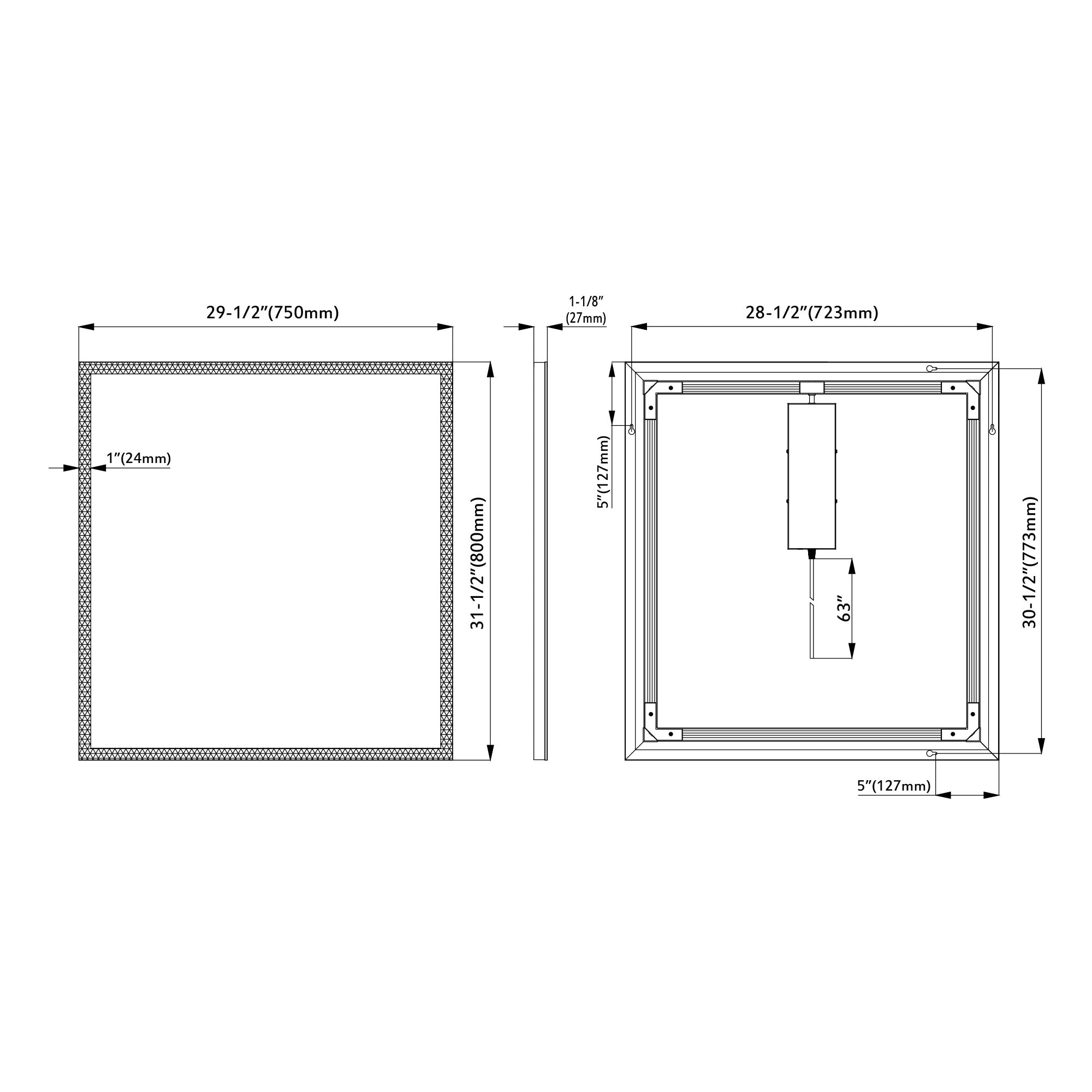 LED Light Mirror 5011 3031ML