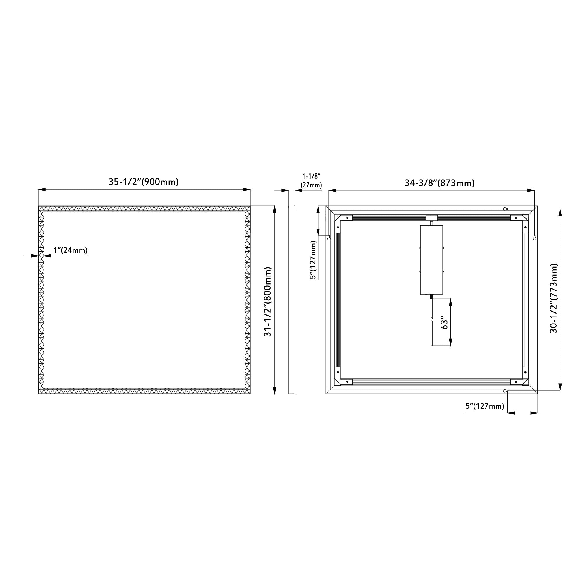 LED Light Mirror 5011 3631ML