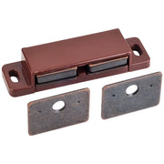 Hardware Resources 15 lb Double Magnetic Catch Brown/Bronze, Retail Pack