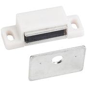 Hardware Resources 15 lb Single Magnetic Catch White/Zinc, Retail Pack