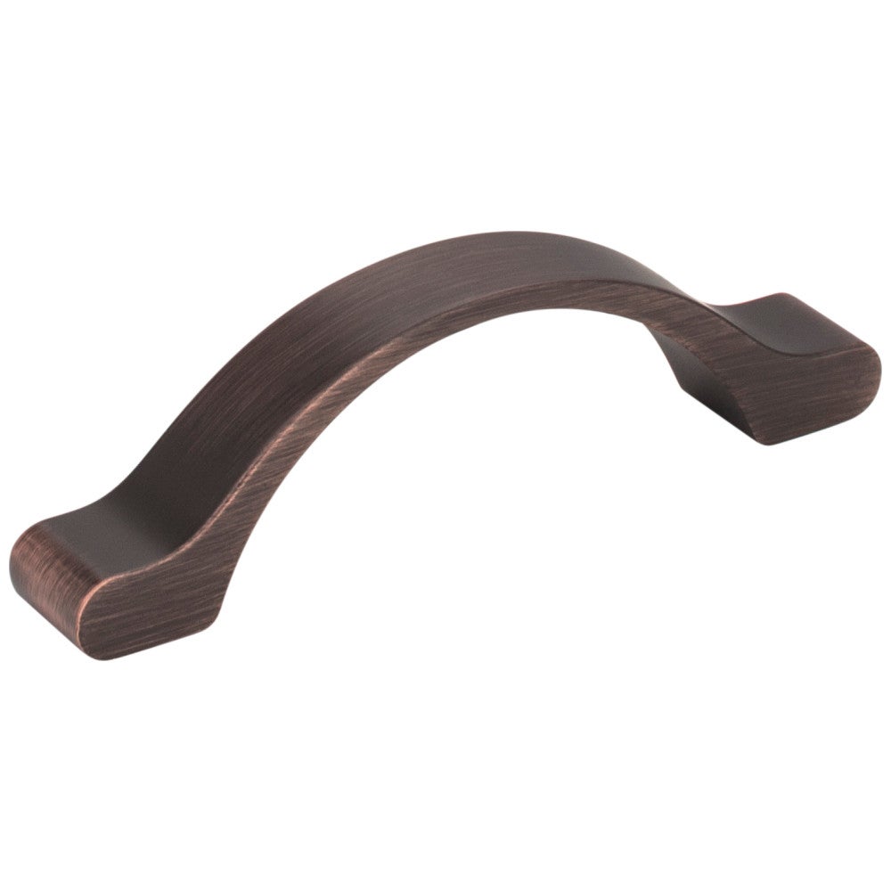 Hardware Resources 3" Center-to-Center Satin Nickel Arched Seaver Cabinet Pull
