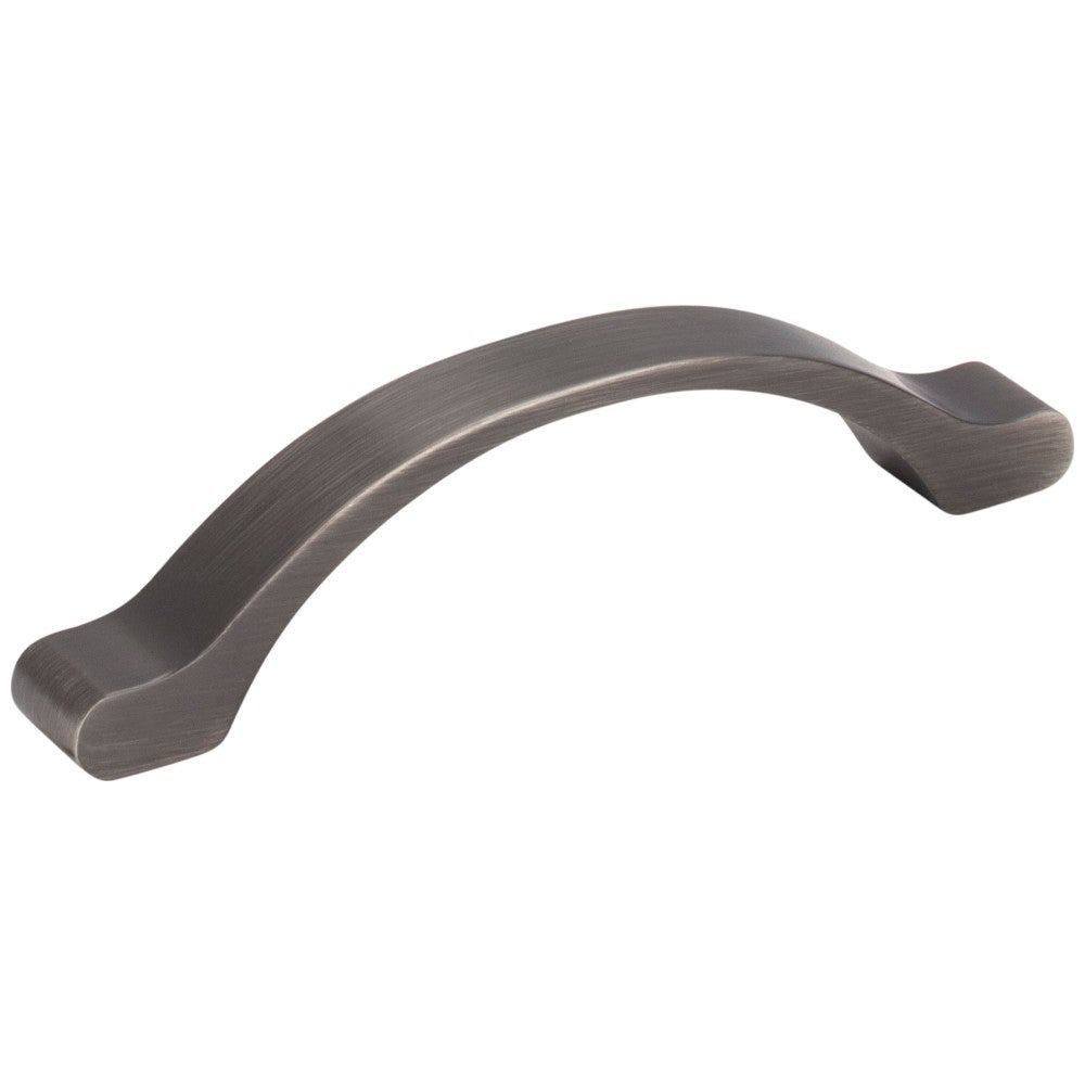 Hardware Resources 3" Center-to-Center Satin Nickel Arched Seaver Cabinet Pull