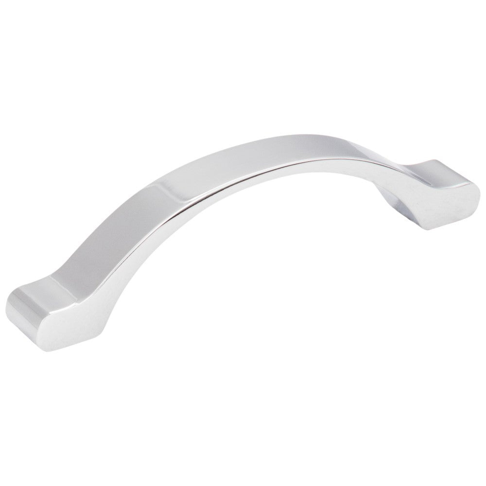 Hardware Resources 3" Center-to-Center Satin Nickel Arched Seaver Cabinet Pull