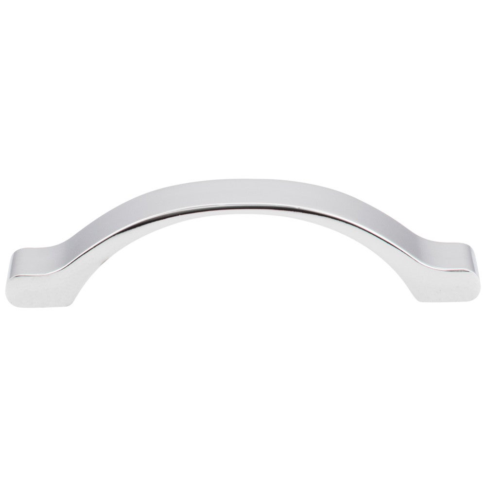 Hardware Resources 3" Center-to-Center Satin Nickel Arched Seaver Cabinet Pull