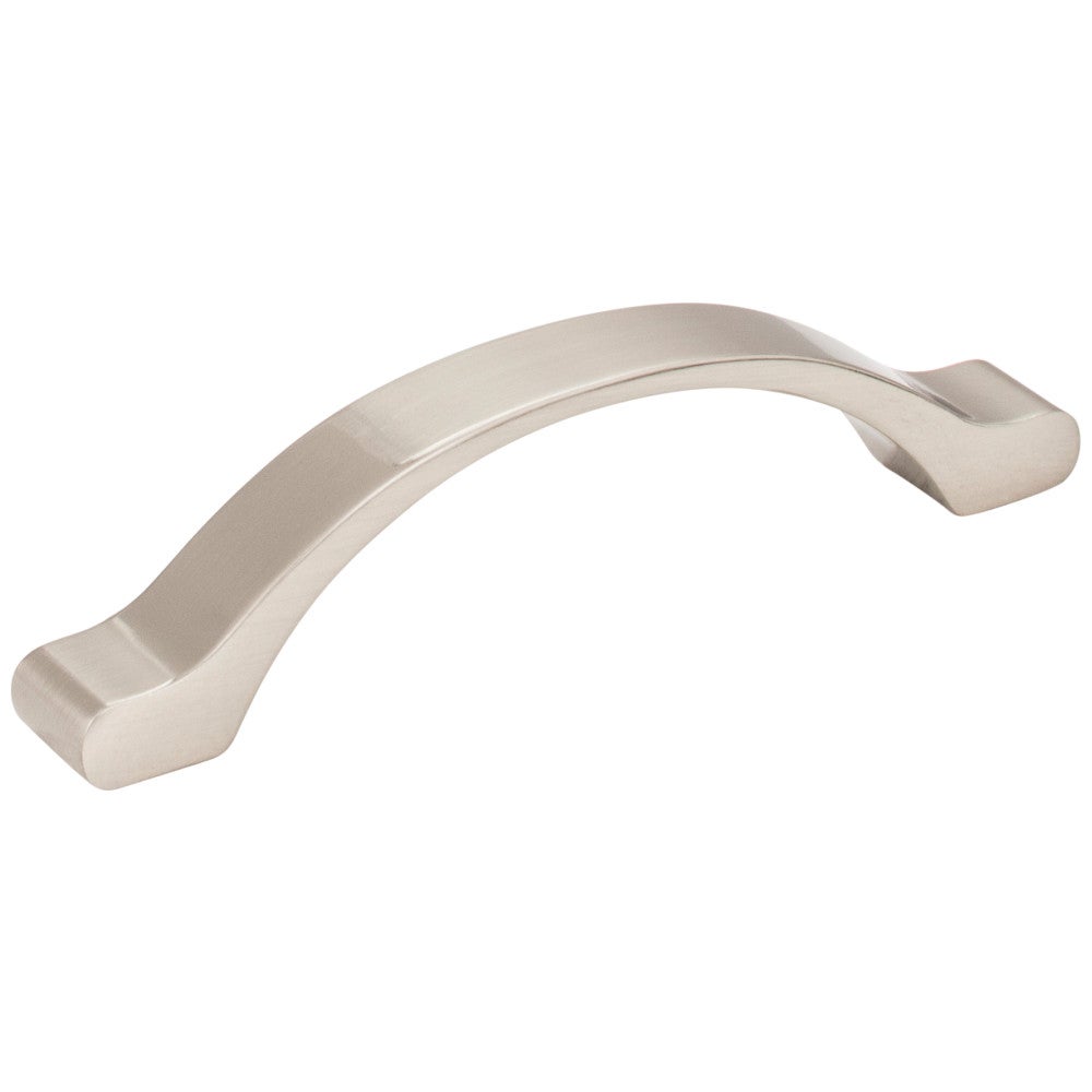 Hardware Resources 3" Center-to-Center Satin Nickel Arched Seaver Cabinet Pull
