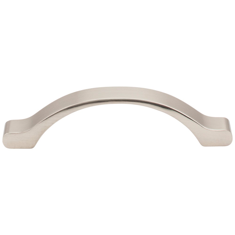Hardware Resources 3" Center-to-Center Satin Nickel Arched Seaver Cabinet Pull