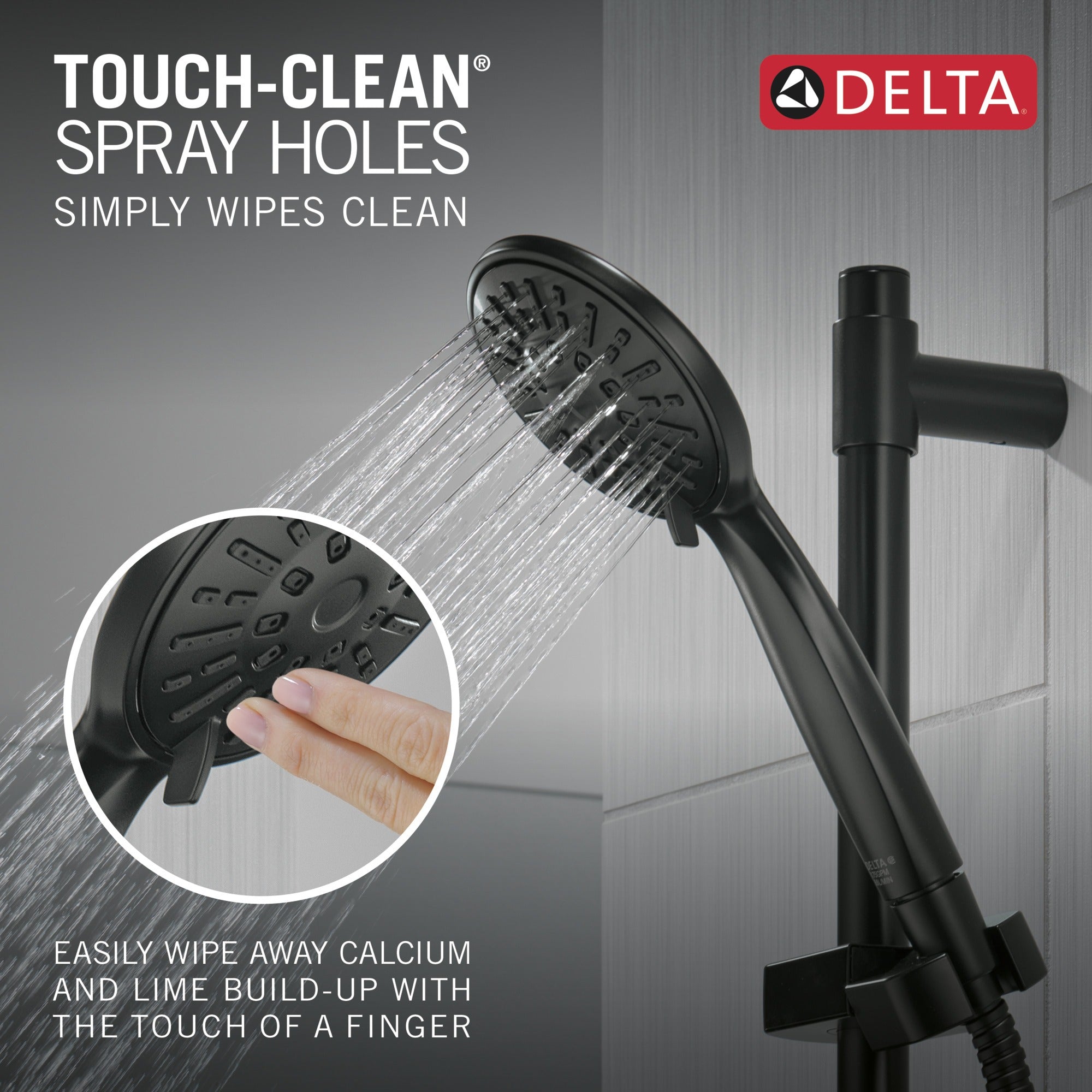 Delta Universal Showering Components Hand Shower 1.75 GPM w/Slide Bar 4S