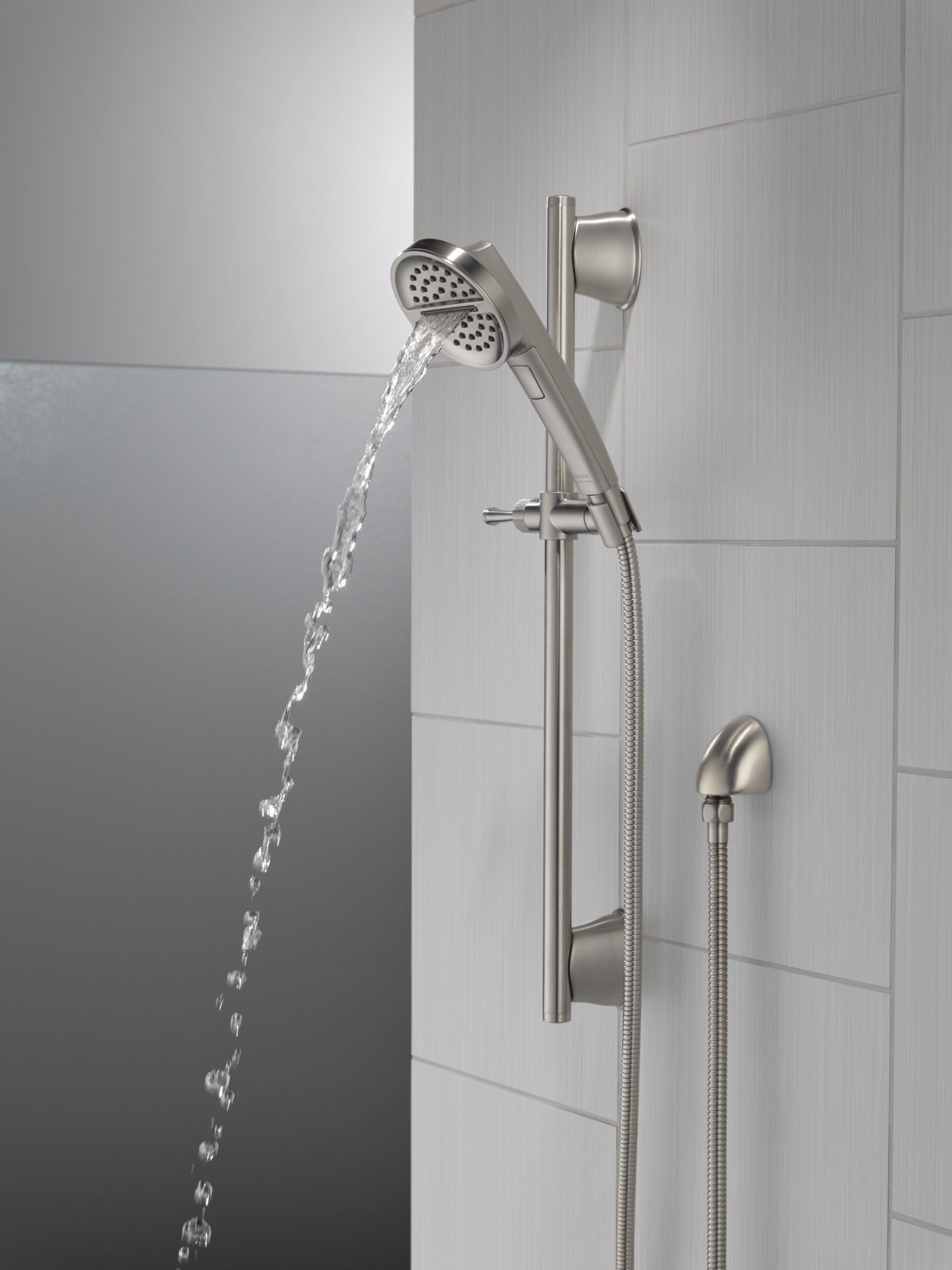 Delta Universal Showering Components 3-Setting Slide Bar Handshower