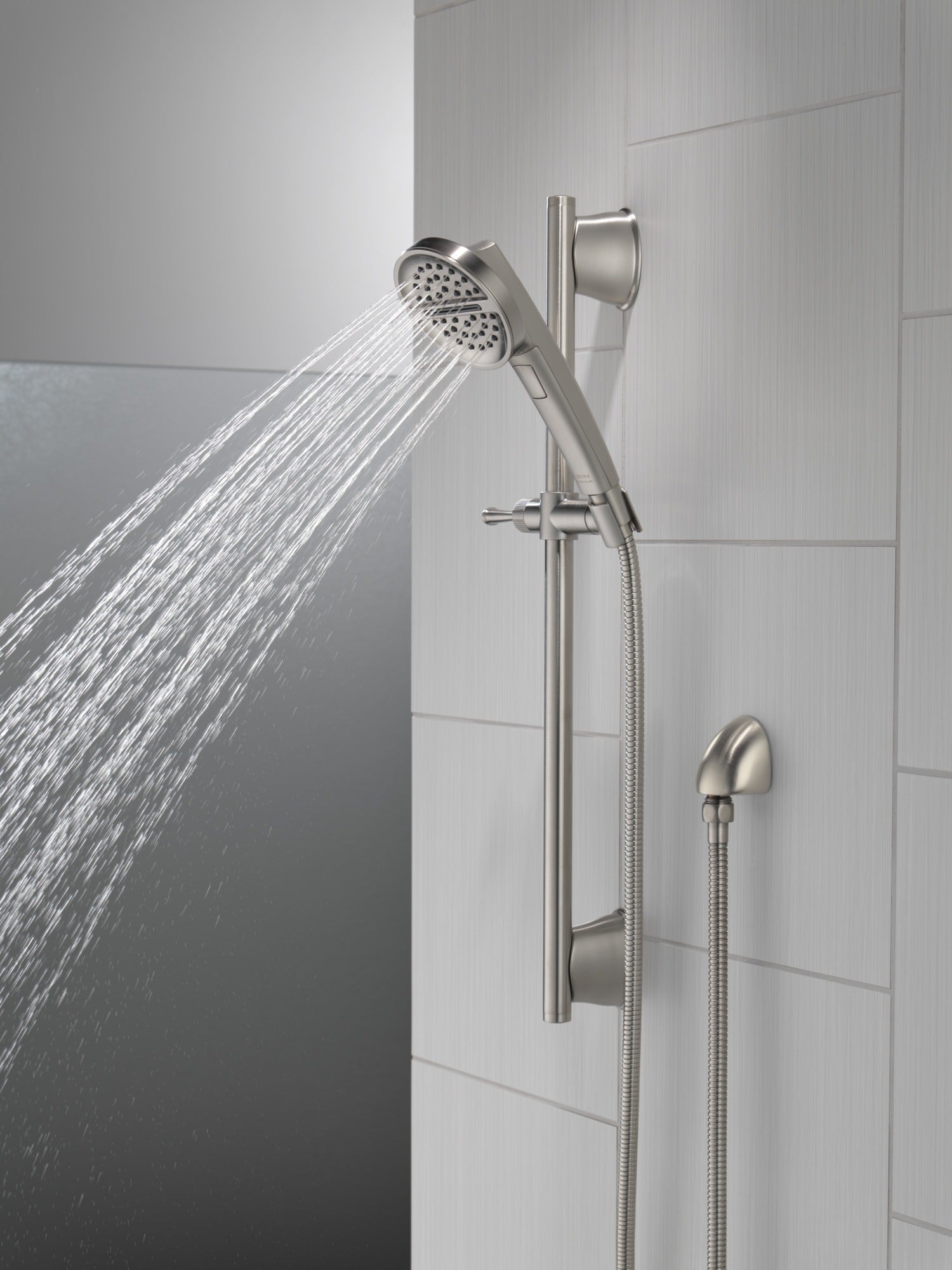 Delta Universal Showering Components 3-Setting Slide Bar Handshower