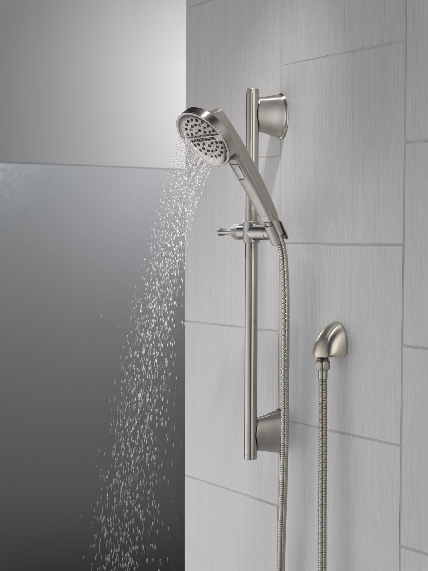 Delta Universal Showering Components 3-Setting Slide Bar Handshower