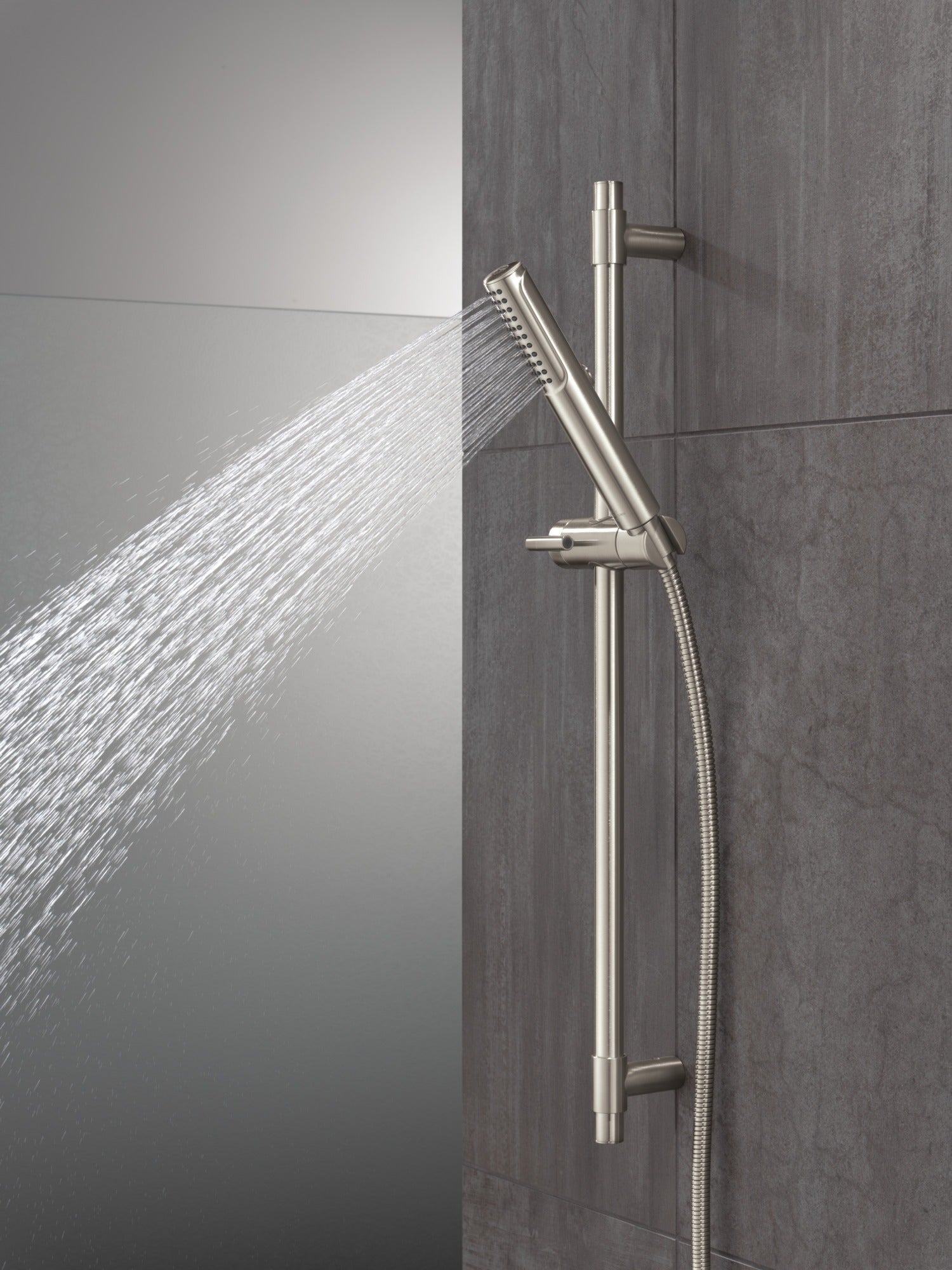 Delta Universal Showering Components 2-Setting Hand Shower with ProClean™ Spray – Slide Bar Mount