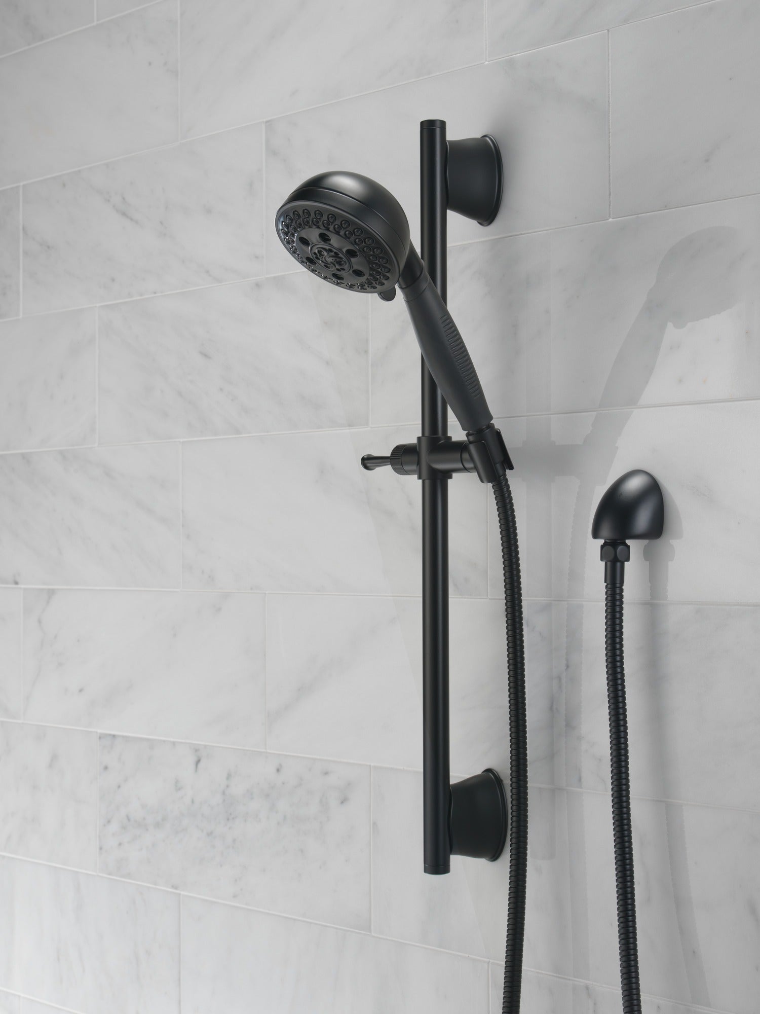 Delta Universal Showering Components H2OKinetic® 5-Setting Slide Bar Hand Shower