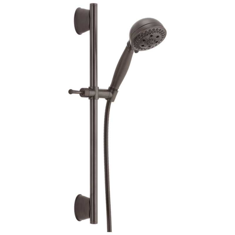 Delta Universal Showering Components H2OKinetic® 5-Setting Slide Bar Hand Shower
