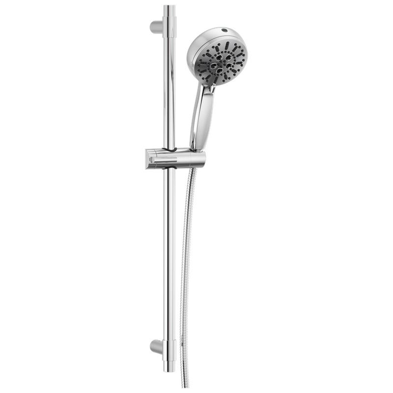 Delta Universal Showering Components 7-Setting Slide Bar Hand Shower with Cleaning Spray