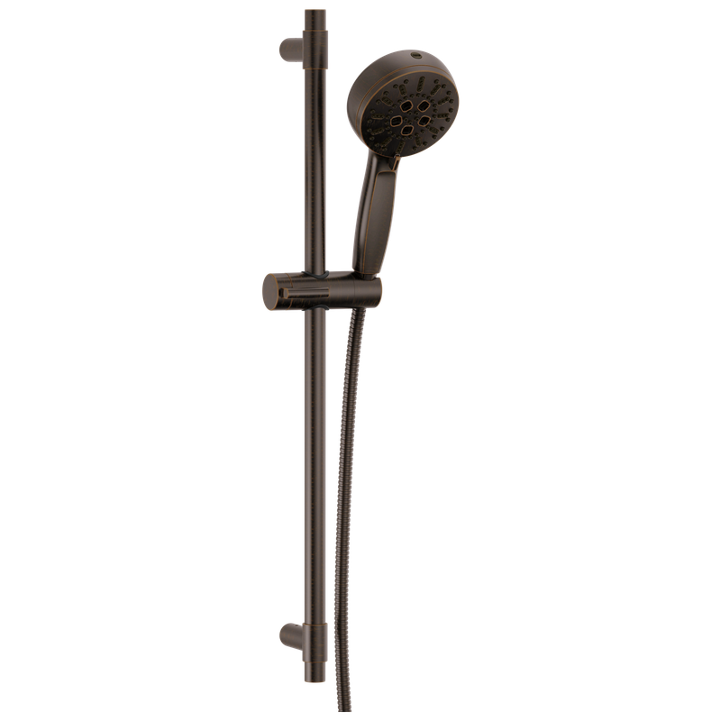 Delta Universal Showering Components 7-Setting Slide Bar Hand Shower with Cleaning Spray