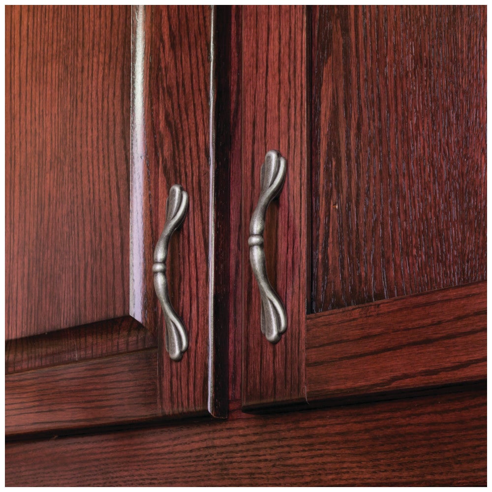 Hardware Resources 3" Center-to-Center Satin Nickel Arcadia Cabinet Pull