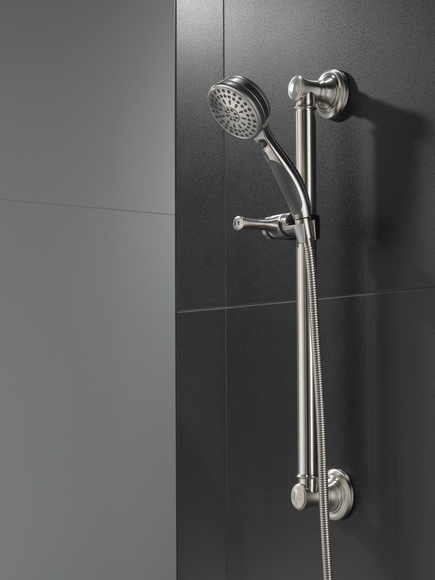 Delta Universal Showering Components ActivTouch® 9-Setting Hand Shower with Traditional Slide Bar / Grab Bar