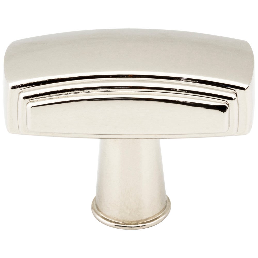Hardware Resources 1-9/16" Overall Length Satin Nickel Rectangle Delgado Cabinet Knob