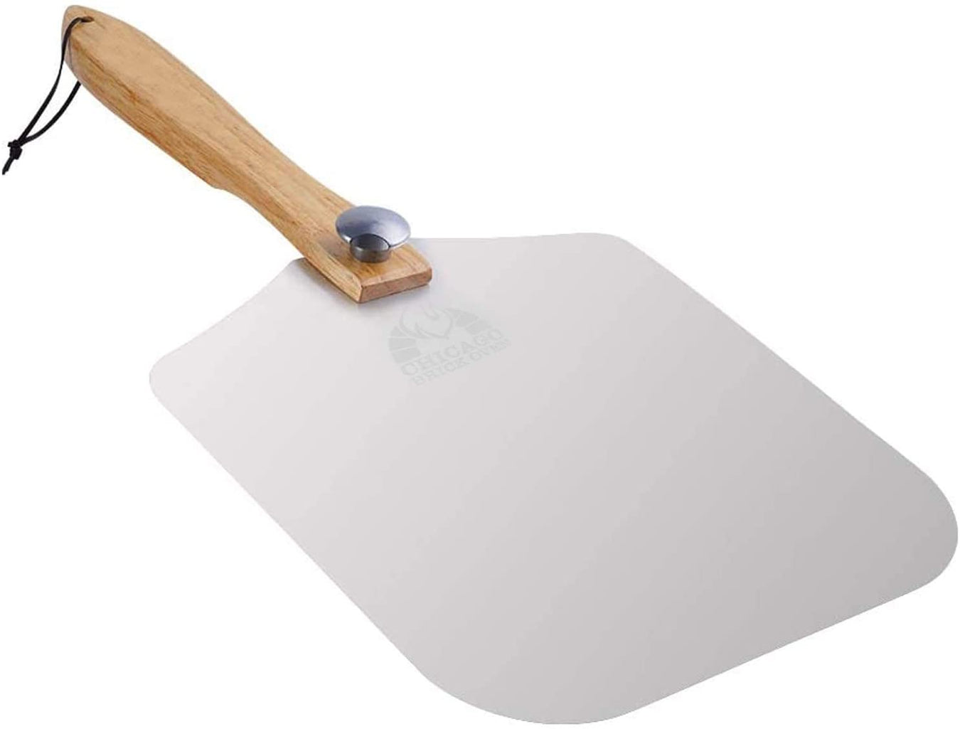 Master Pack (12) - Foldable Pizza Peel with Wooden Paddle Handle, 12" x 14", Turning Spatula, Easy to Store, Brick Oven Grill Kitchen Accessories