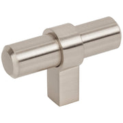 Hardware Resources 2" Overall Length Satin Nickel Key Grande Cabinet "T" Knob