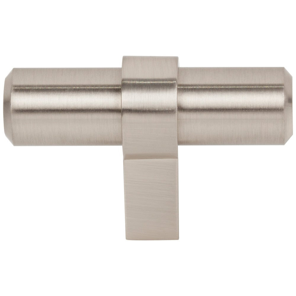Hardware Resources 2" Overall Length Satin Nickel Key Grande Cabinet "T" Knob