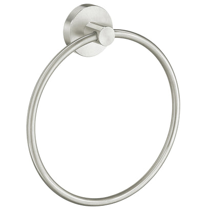 Home Towel Ring Brushed Nickel