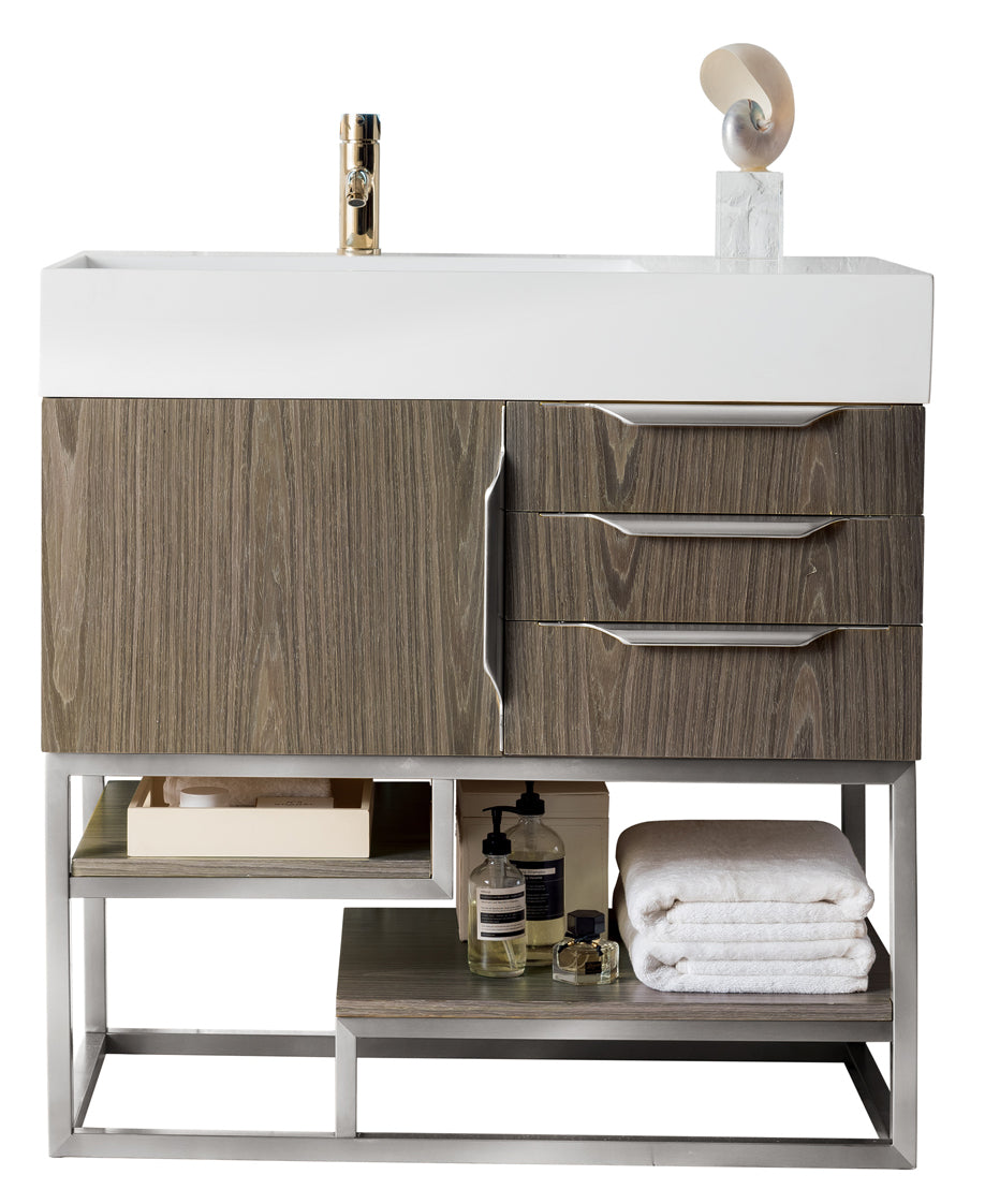 James Martin Columbia 36" Freestanding Single Vanity Cabinet