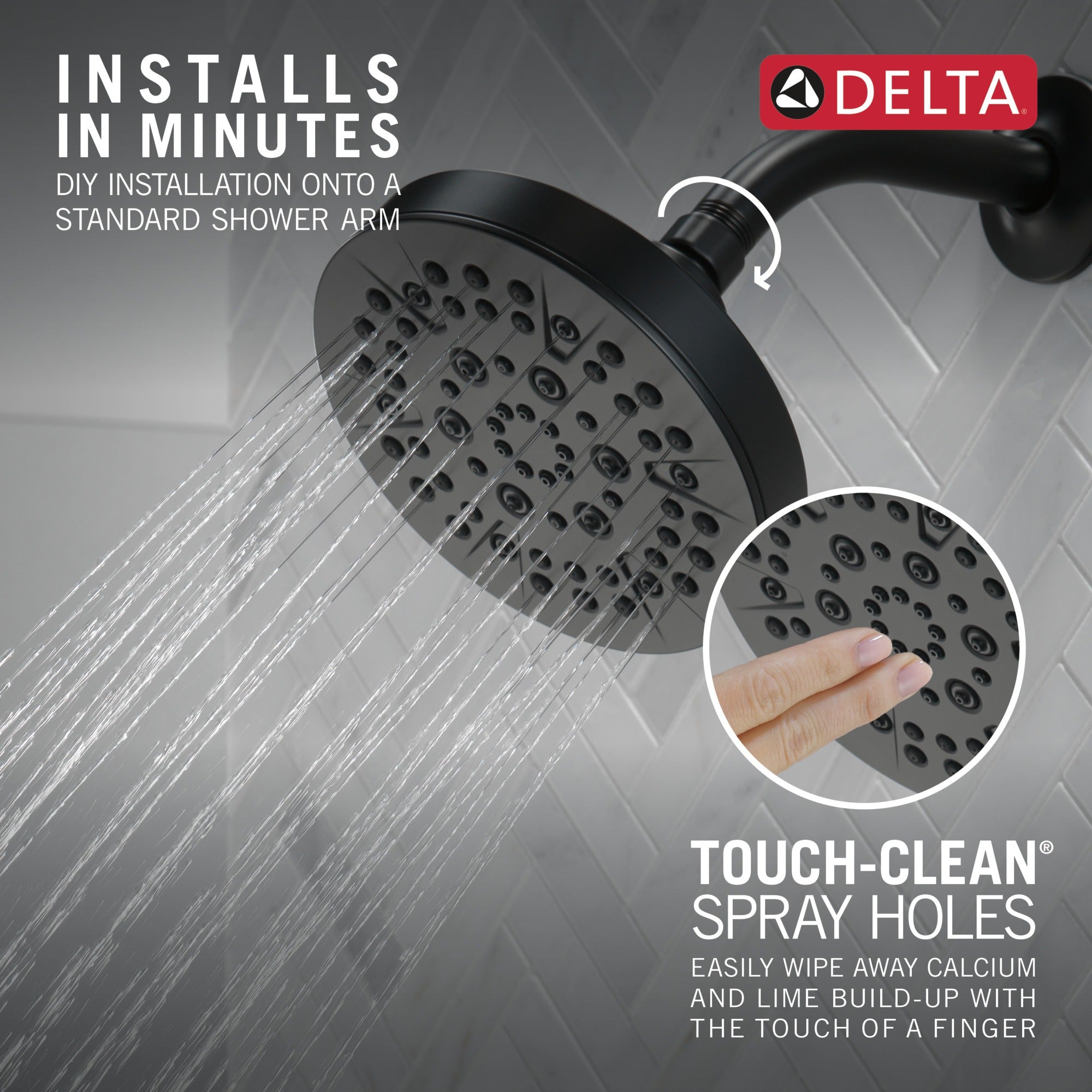 Delta Universal Showering Components 5-Setting Showerhead