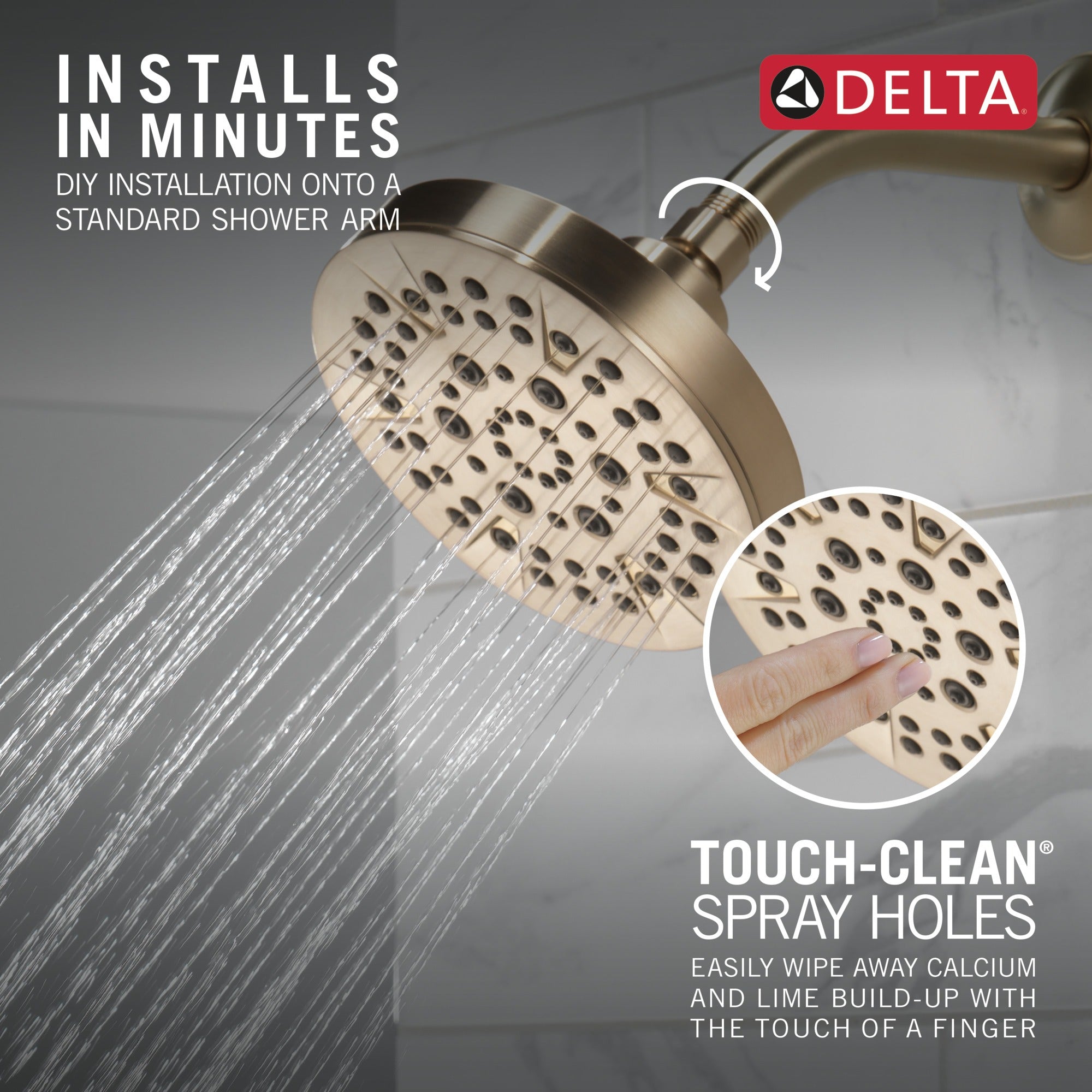 Delta Universal Showering Components 5-Setting Showerhead