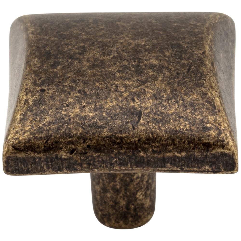 Hardware Resources 1-1/8" Overall Length Satin Nickel Square Glendale Cabinet Knob