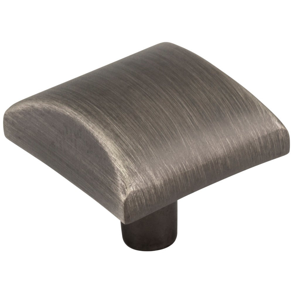 Hardware Resources 1-1/8" Overall Length Satin Nickel Square Glendale Cabinet Knob