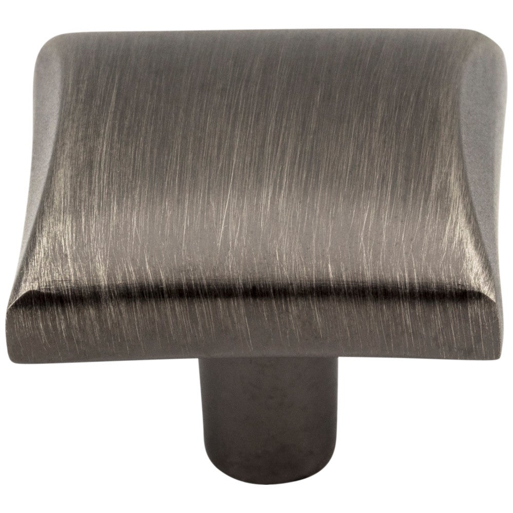 Hardware Resources 1-1/8" Overall Length Satin Nickel Square Glendale Cabinet Knob